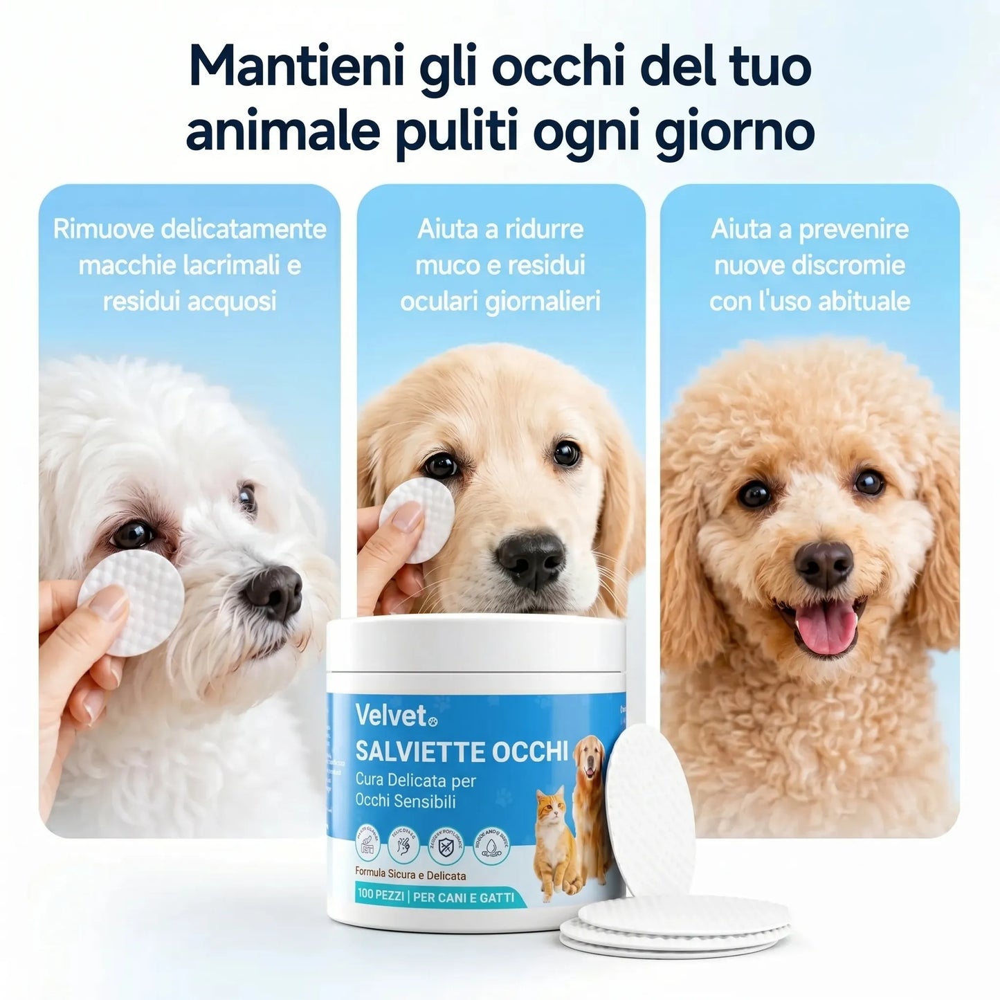 Velvet™ | Salviette Occhi