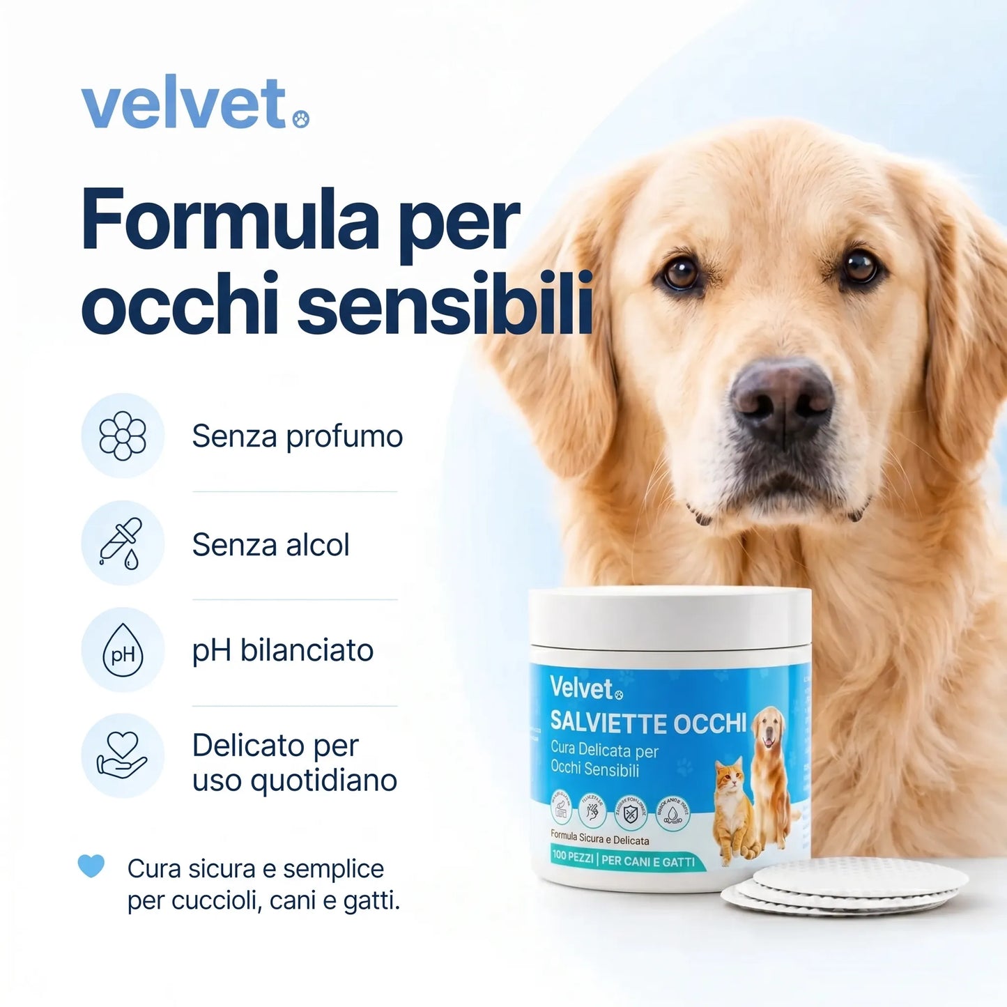 Velvet™ | Salviette Occhi