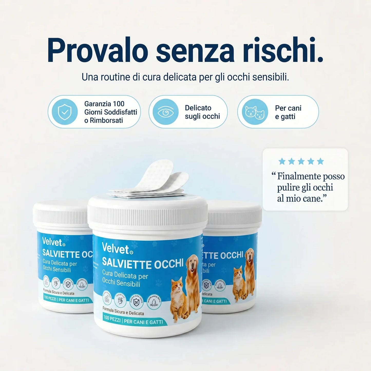 Velvet™ | Salviette Occhi